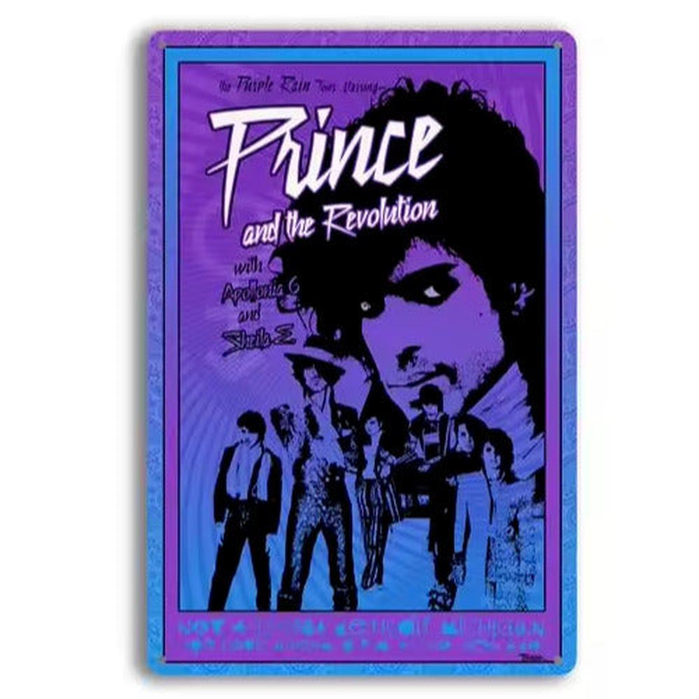 Prince And The Revolution Novelty Metal Sign 12" x 8" Wall Art Home & Garden:Home Décor:Plaques & Signs Style Your Walls
